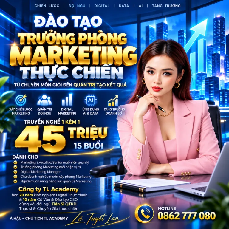 Đào tạo trưởng phòng Marketing thực chiến
