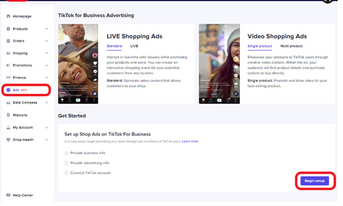 Tham gia Quảng cáo mua sắm TikTok Shop