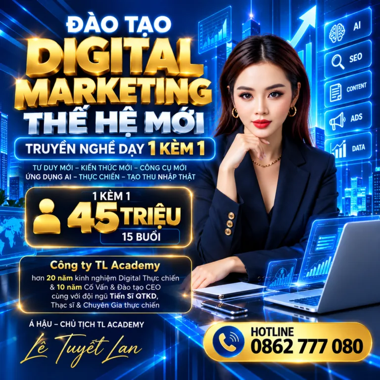 Đào tạo Digital Marketing Thế Hệ Mới