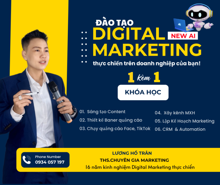 Khóa học đào tạo Digital Marketing AI