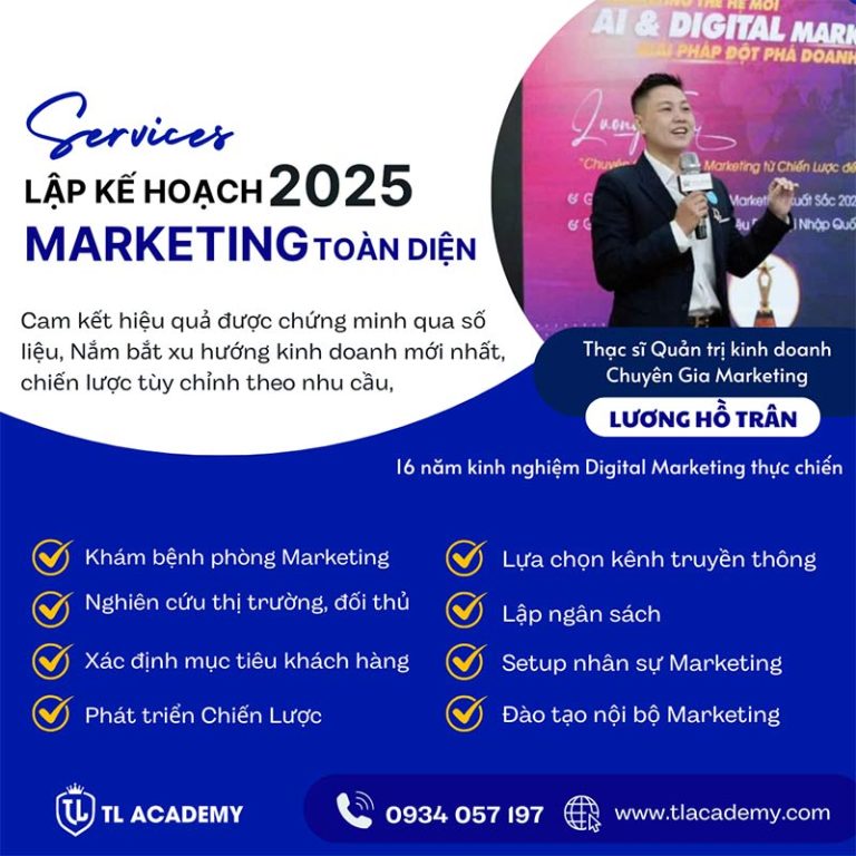 Dịch vụ lập kế hoạch marketing 2025