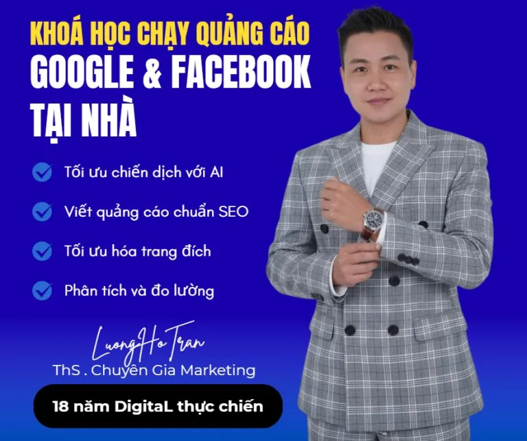 Dịch vụ dạy quảng cáo Google và Facebook tại nhà