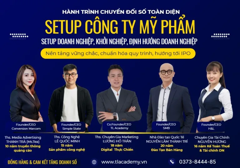 Set Up Công Ty Mỹ Phẩm