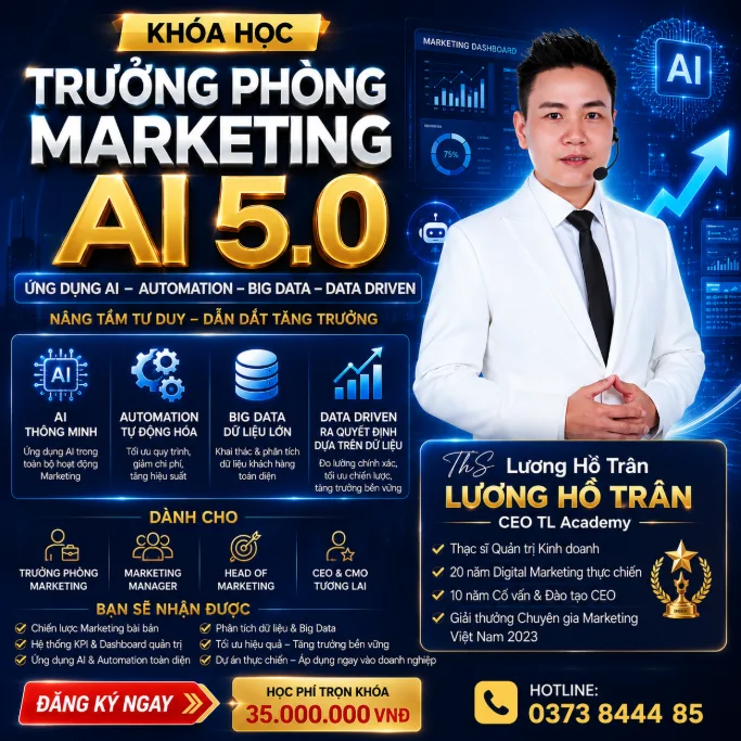Khóa Học Trưởng Phòng Marketing AI