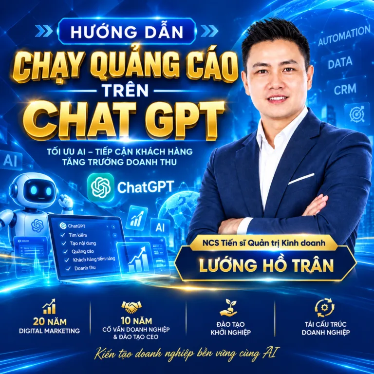 Đào tạo chạy quảng cáo chat GPT tại nhà